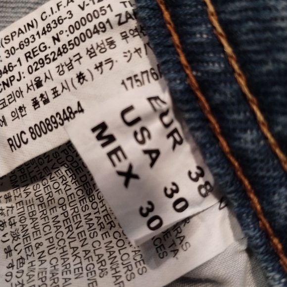 NWT Zara slim fit jeans women's US size 30 - Picture 9 of 15